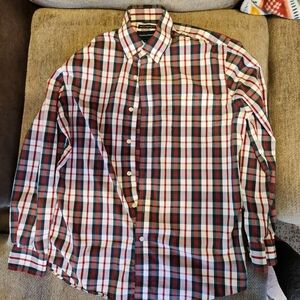Saddlebred Red and Green Plaid Men's Shirt